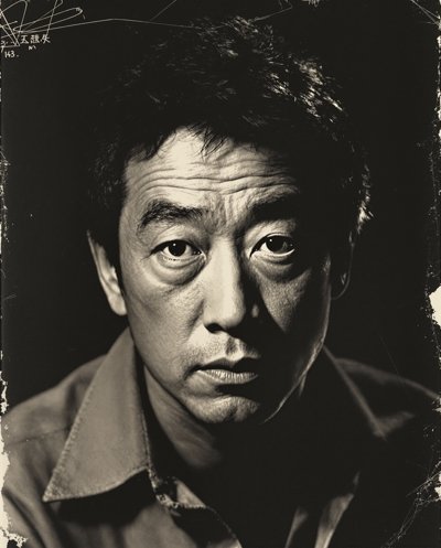 导演 陈凯歌 黑白档案照